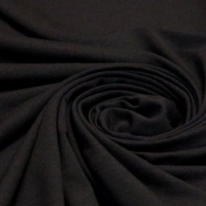Ткань для рукоделия Трикотаж вискоза цвет чёрный