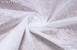 Ткань клеевая Флизелин для ткани цвет белый