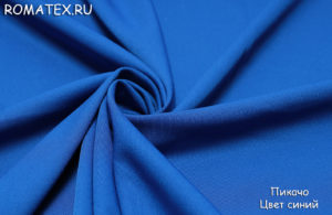 Ткань для пиджака Пикачу цвет синий